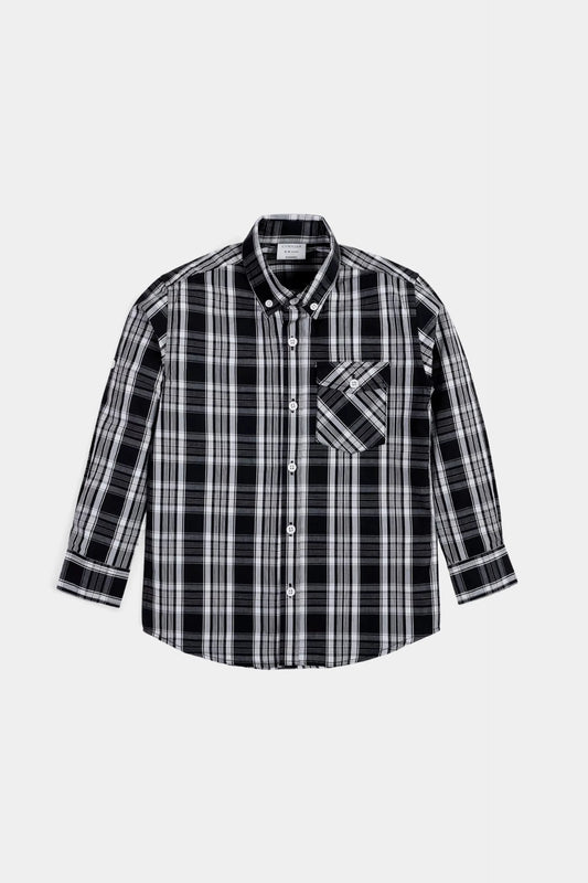 Button-Down Checkered Shirt - Cougar Clothing