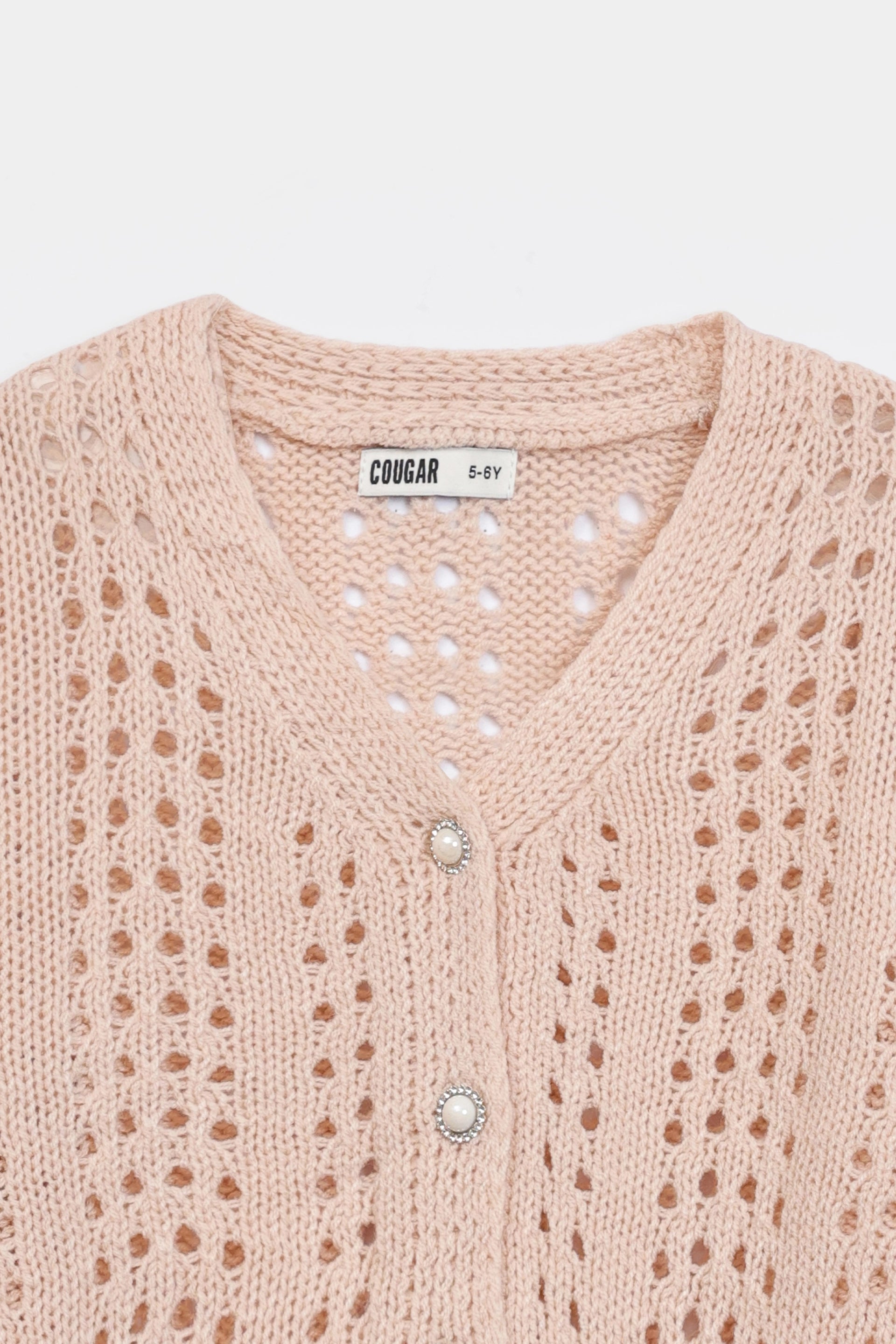 Crochet Knit Cardigan - Cougar Clothing