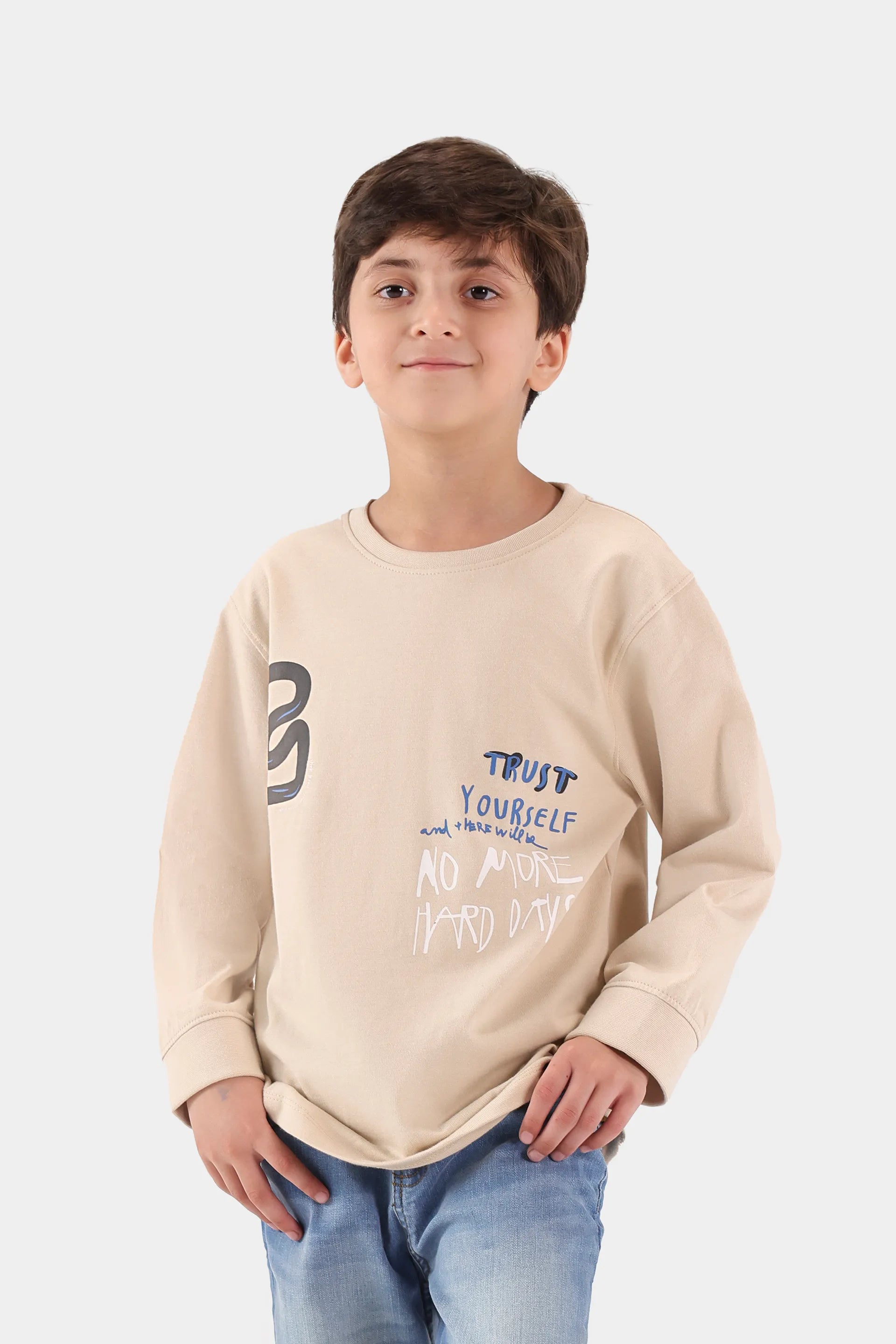 Slogan Print T-Shirt - Cougar Clothing