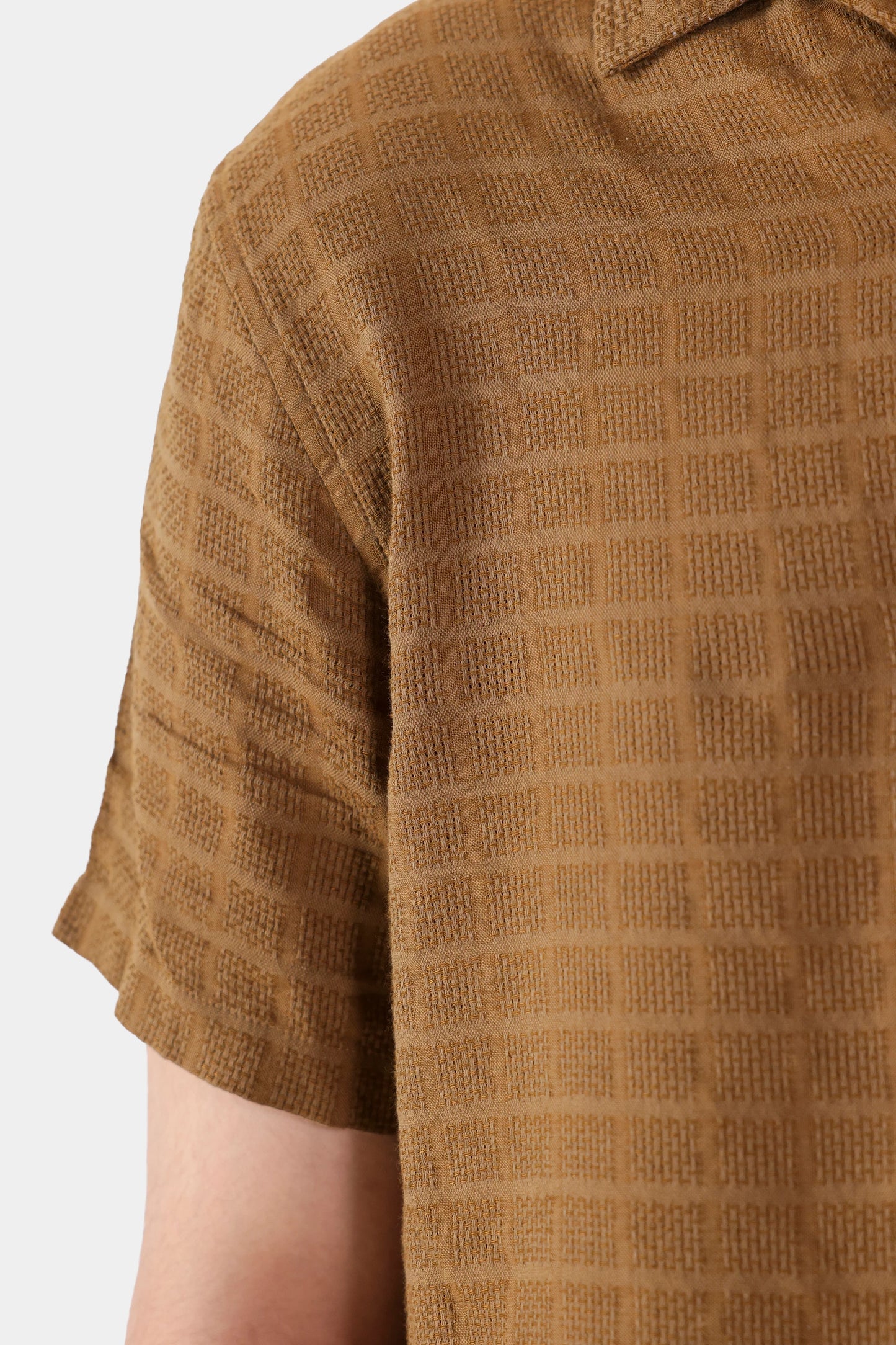 Textured Cotton Shirt - Cougar Clothing
