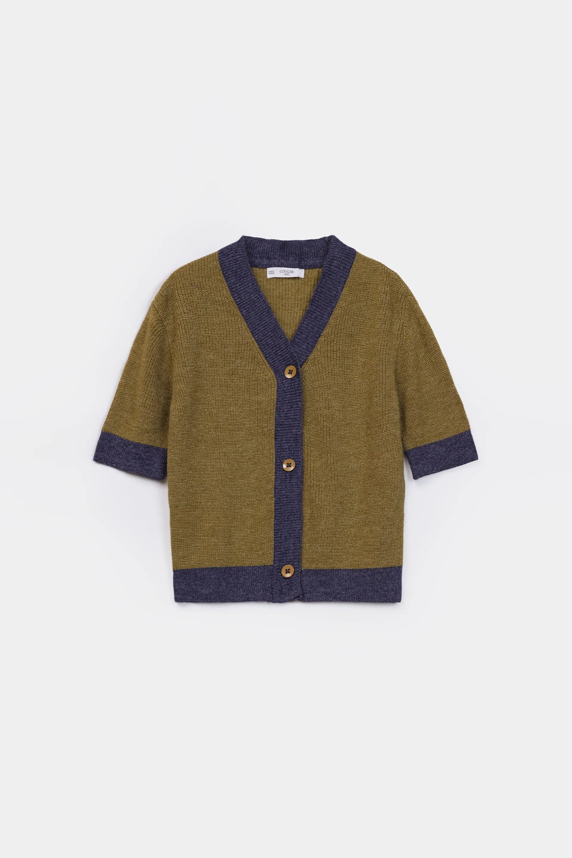 Contrast Trimmed Cardigan - Cougar Clothing