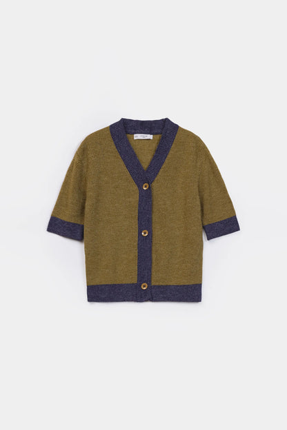 Contrast Trimmed Cardigan - Cougar Clothing