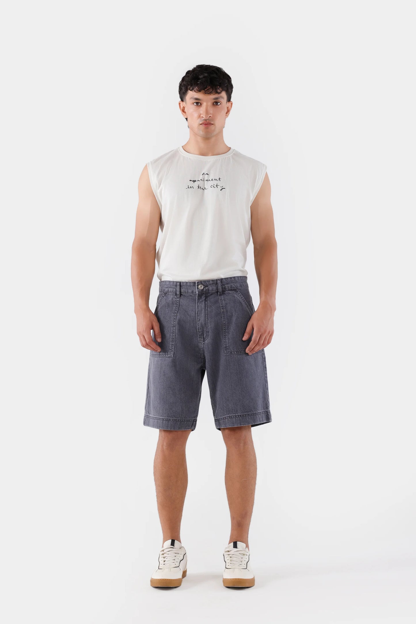 Relaxed Fit Denim Shorts - Cougar Clothing