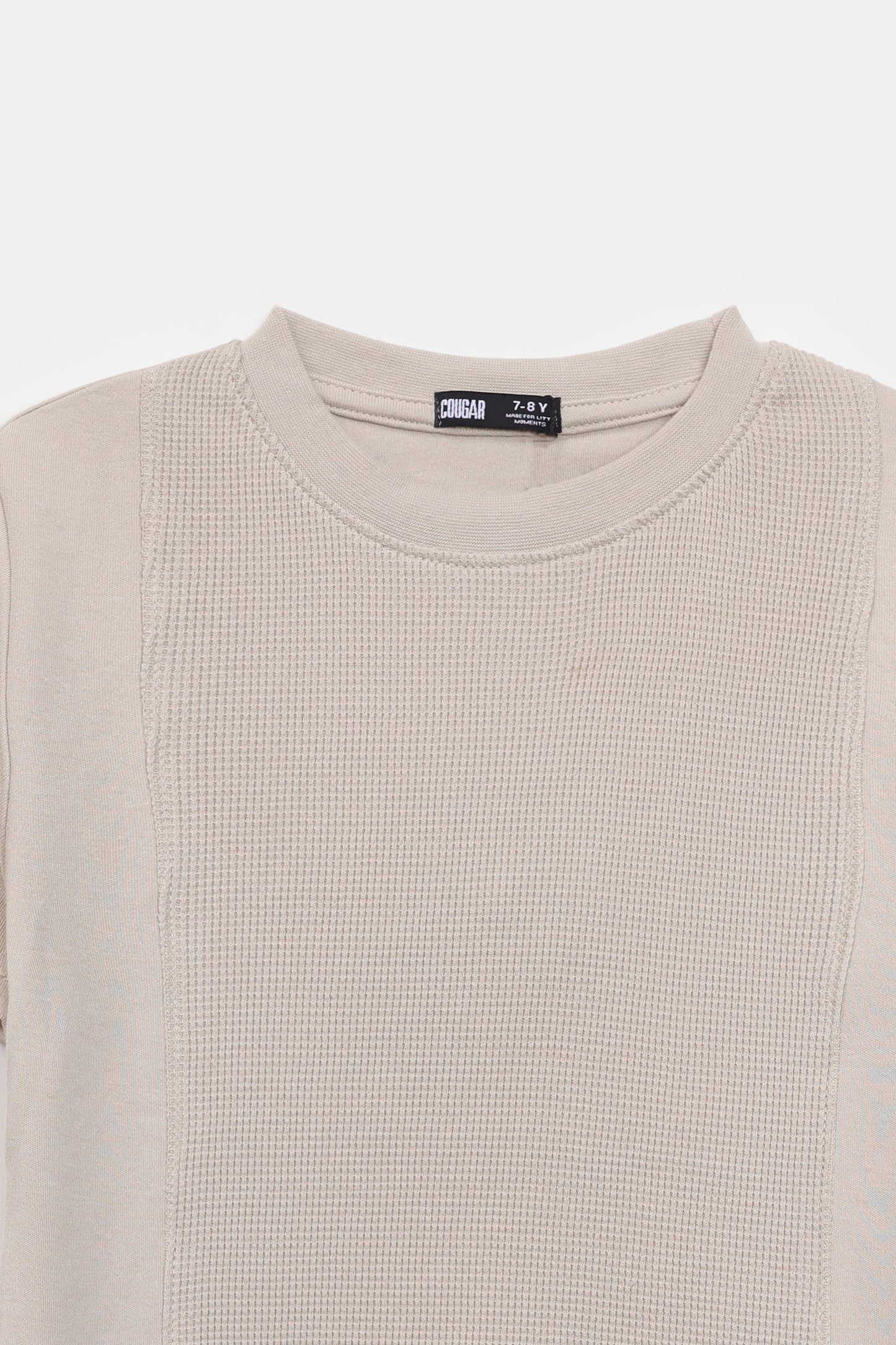 Waffle Knit T-Shirt - Cougar Clothing