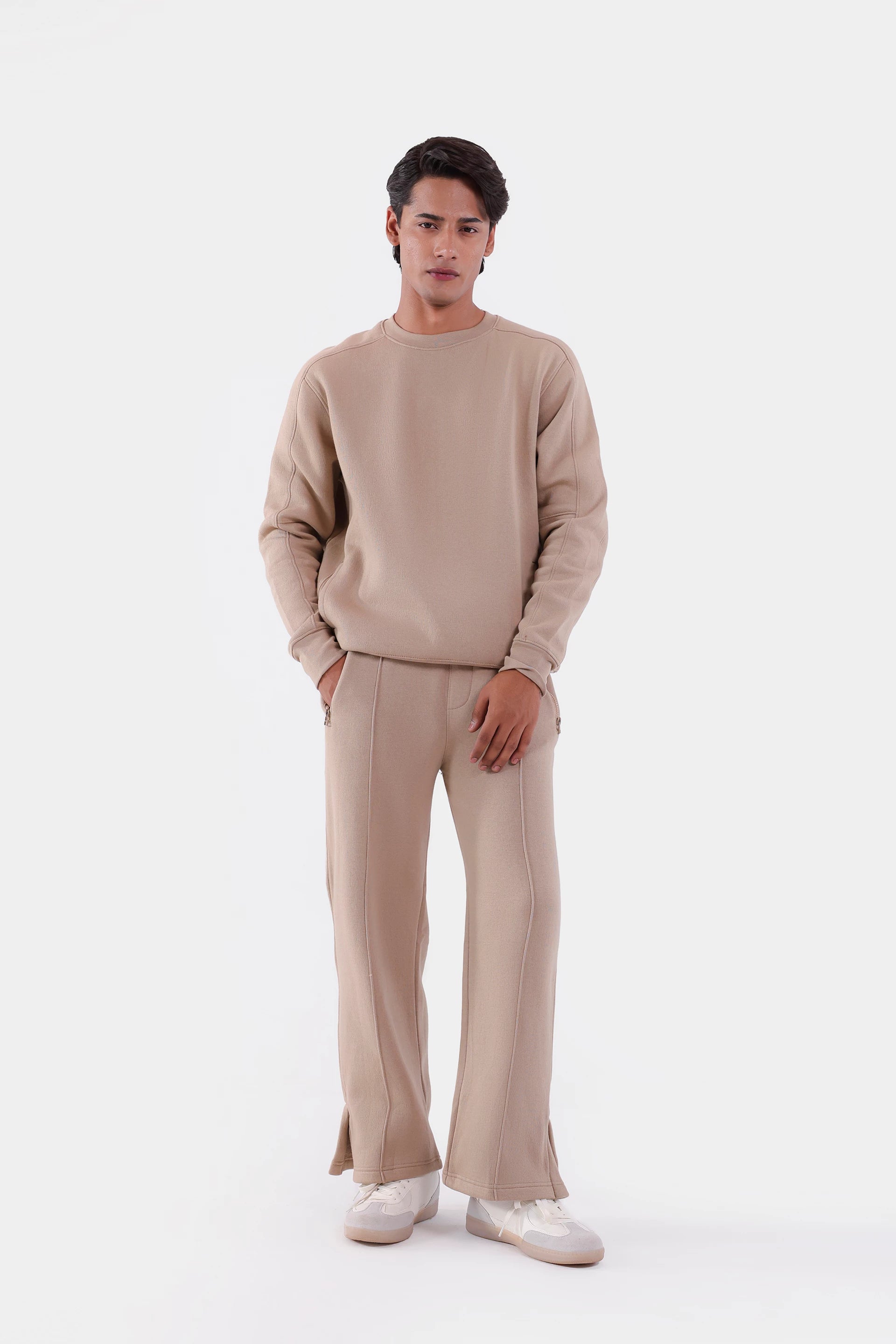 Pleated Trousers With Zipper Pockets - Cougar Clothing