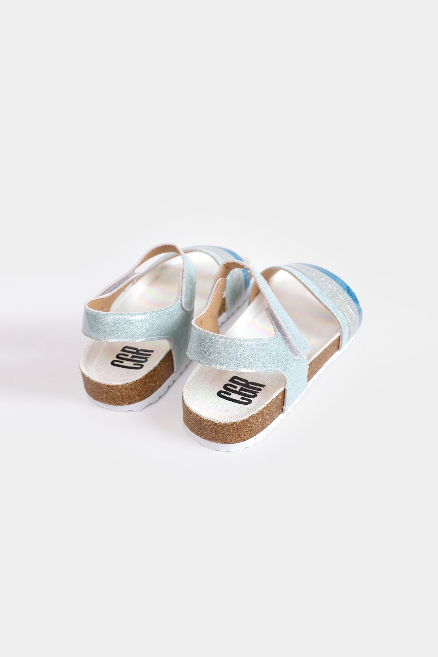 Multi-Strap Glitter Sandals - Cougar Clothing