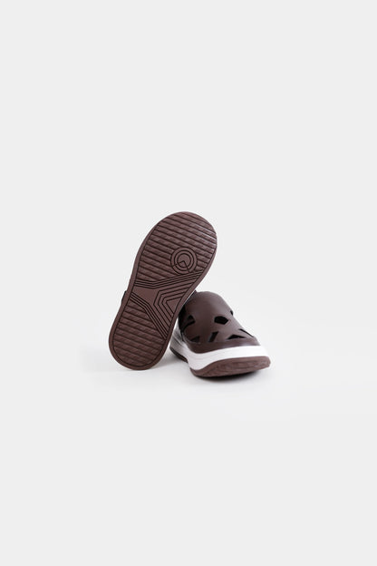 Slip-On Cutout Sandals - Cougar Clothing