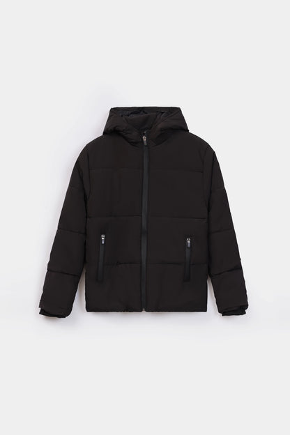 Hood Jacket With Zipper Pockets - Cougar Clothing