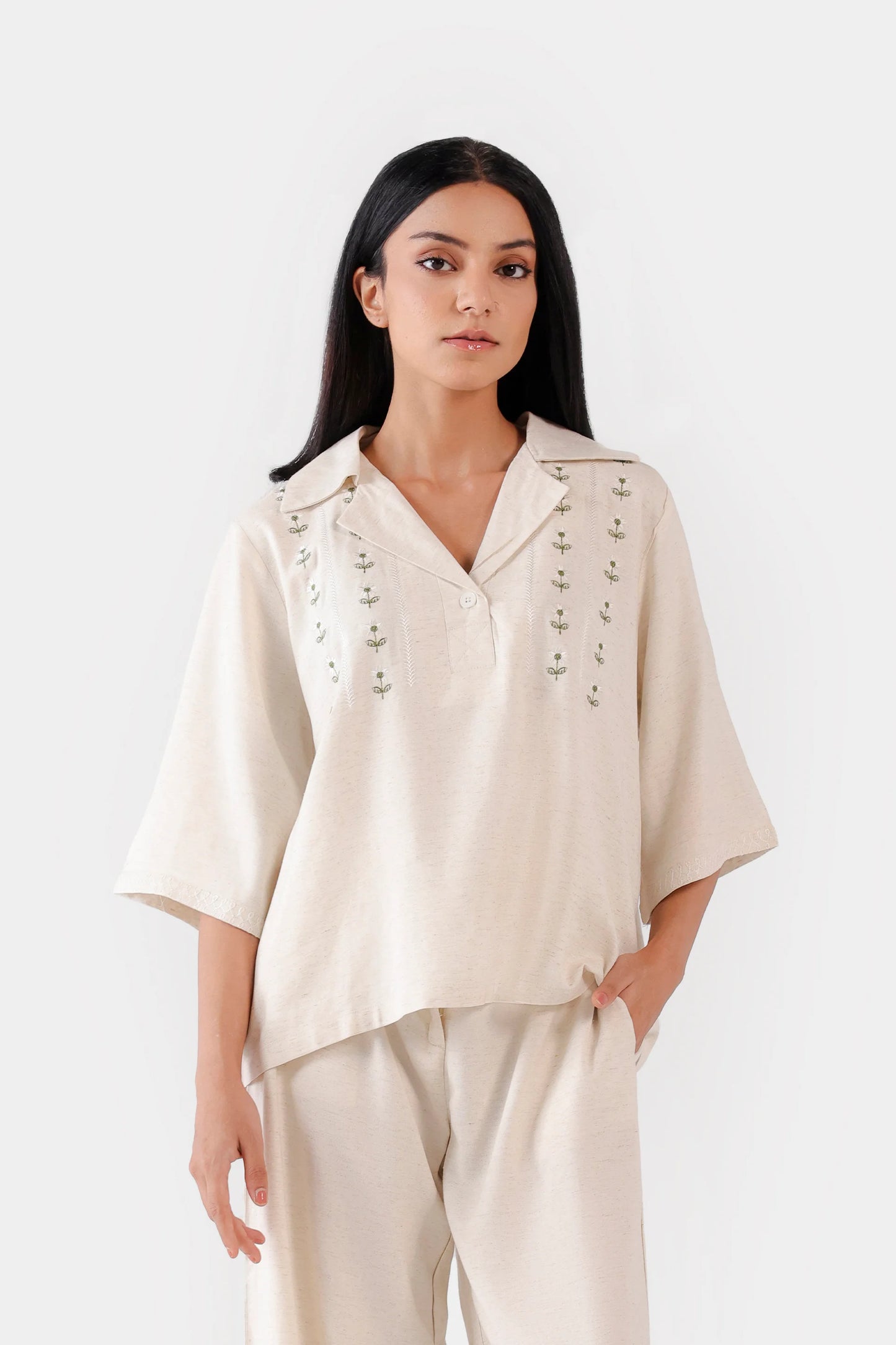 Daybreak Embroidered Top - Cougar Clothing