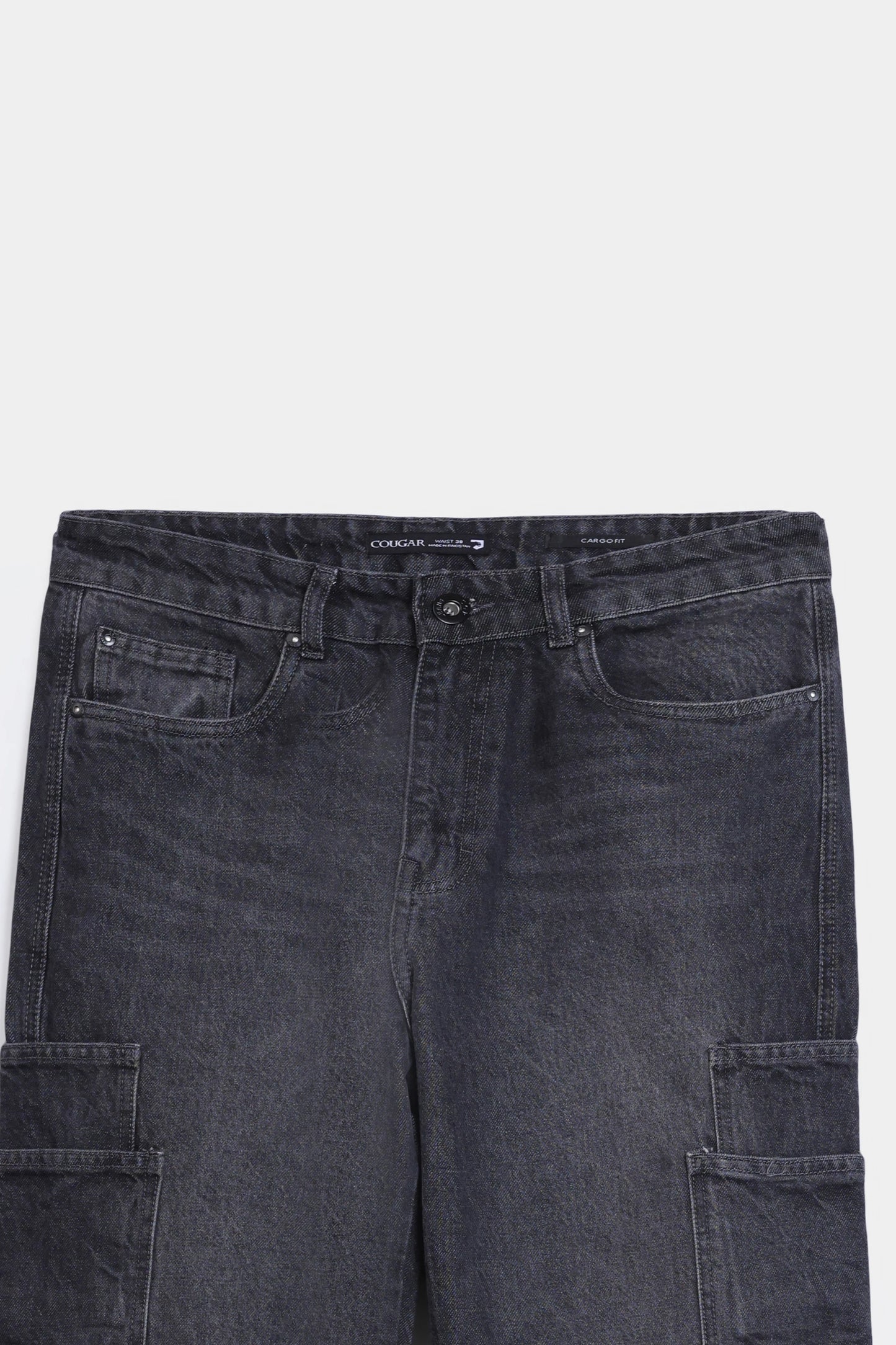 Carrot Fit Cargo Jeans - Cougar Clothing