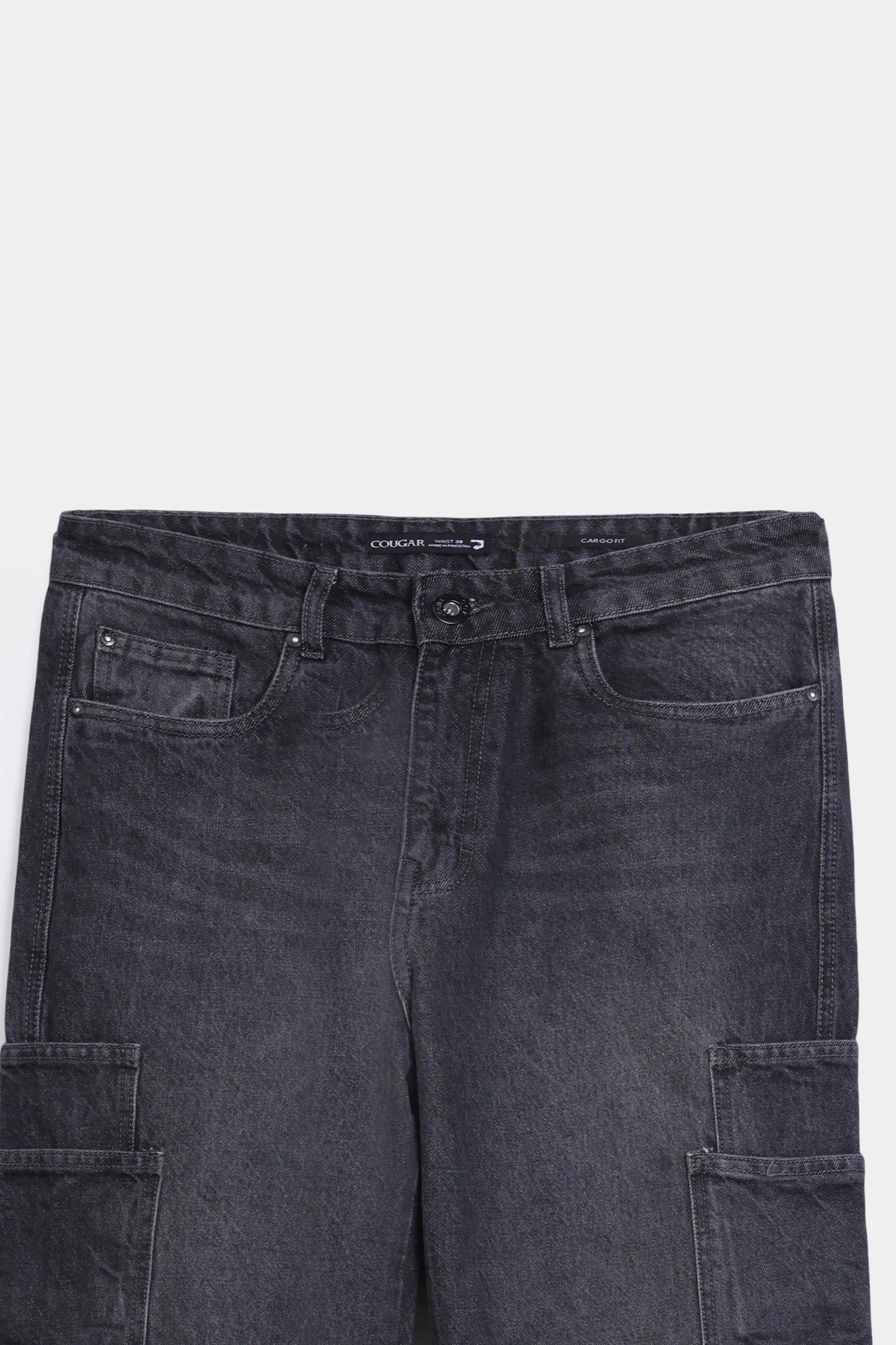 Carrot Fit Cargo Jeans - Cougar Clothing