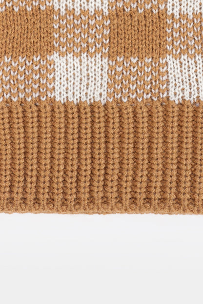 Checkered Beanie - Cougar Clothing