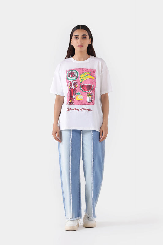 Graphic Oversized T-Shirt - Cougar Clothing