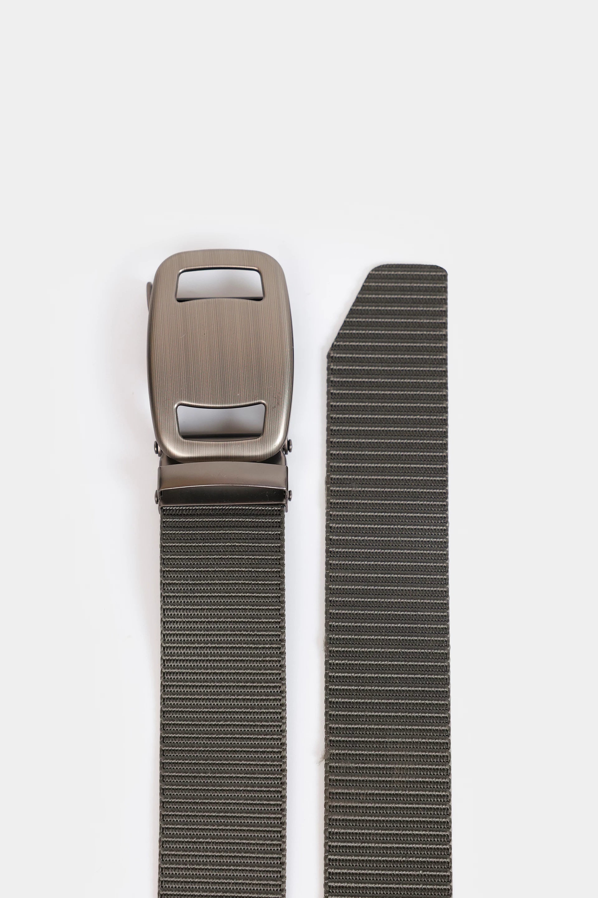 Box-Frame Buckle Canvas Belt - Cougar Clothing