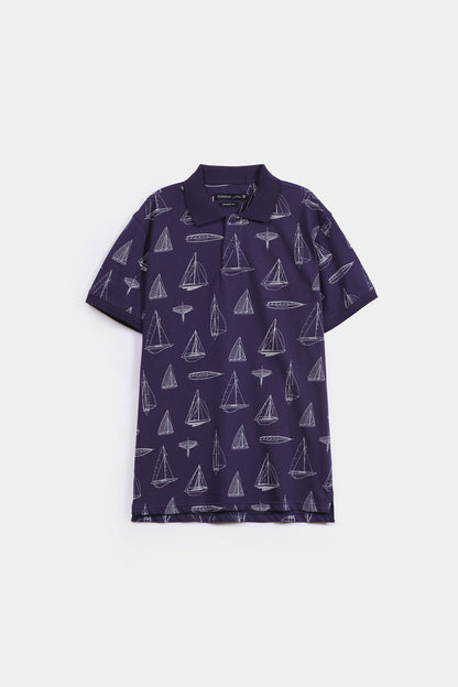 All Over Printed Polo - Cougar Clothing