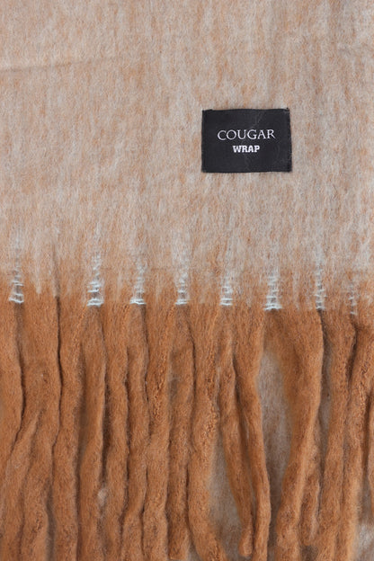 Contrast Accent Knit Shawl - Cougar Clothing