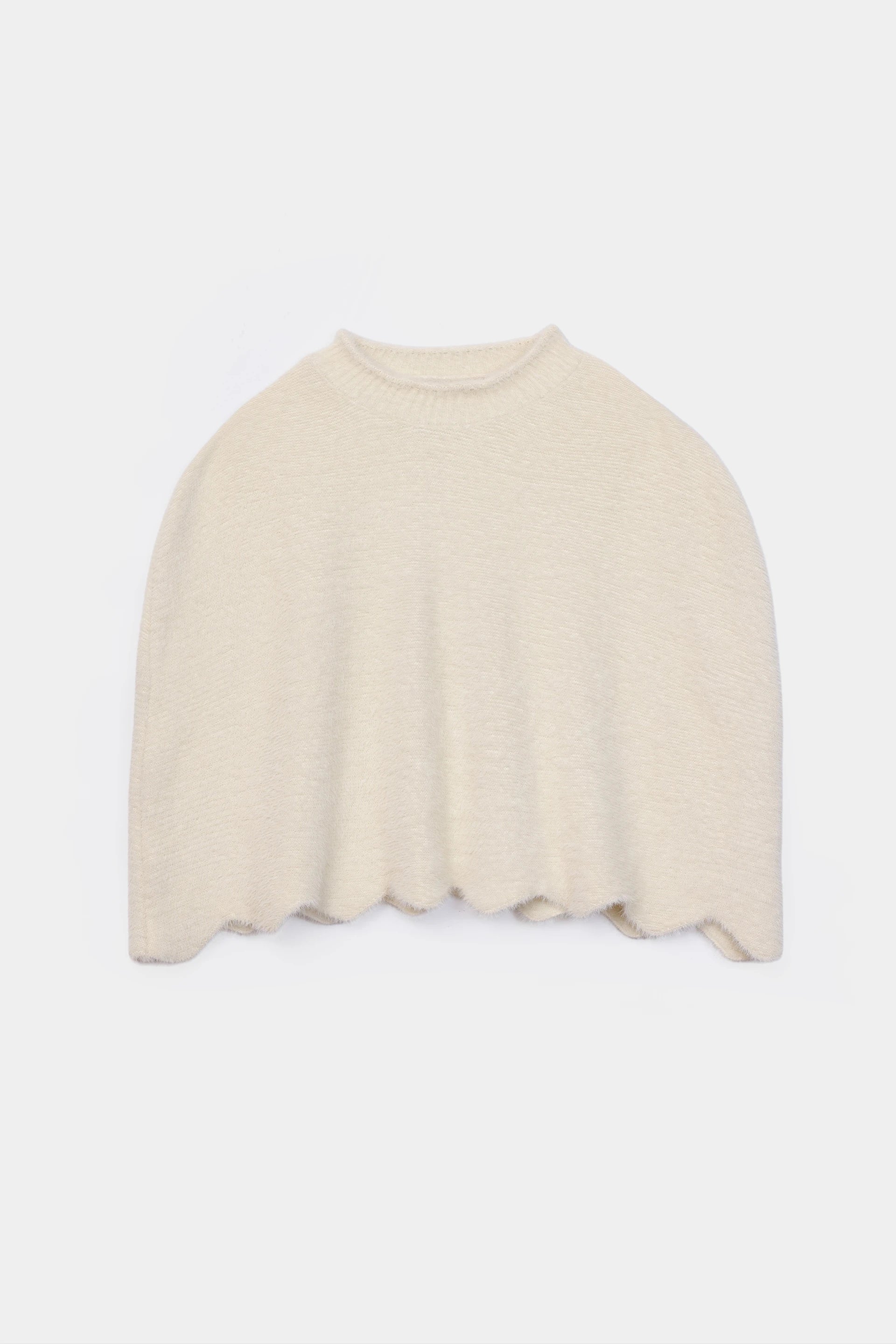 Fuzzy Texture Poncho - Cougar Clothing