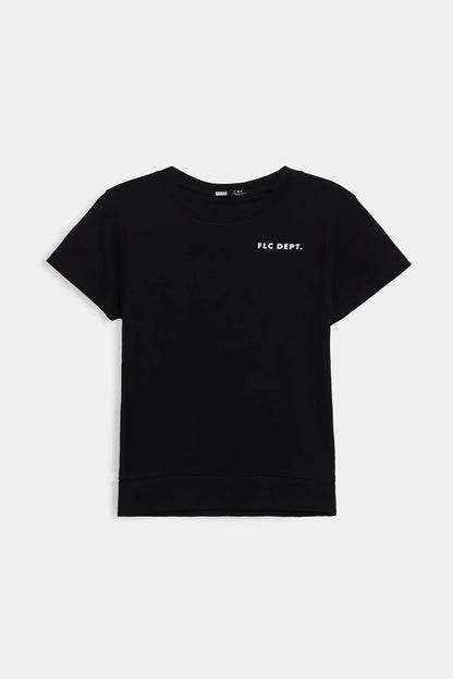 Text Print T-Shirt - Cougar Clothing