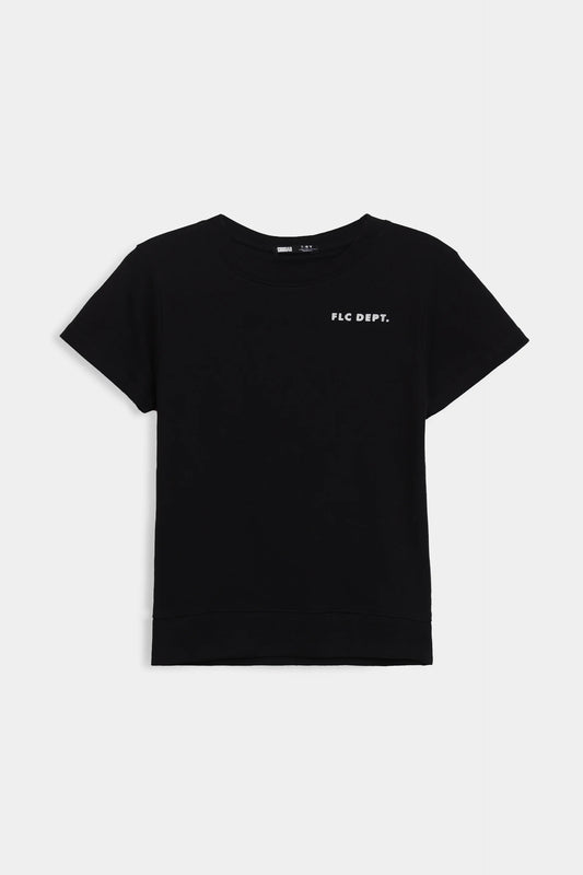 Text Print T-Shirt - Cougar Clothing