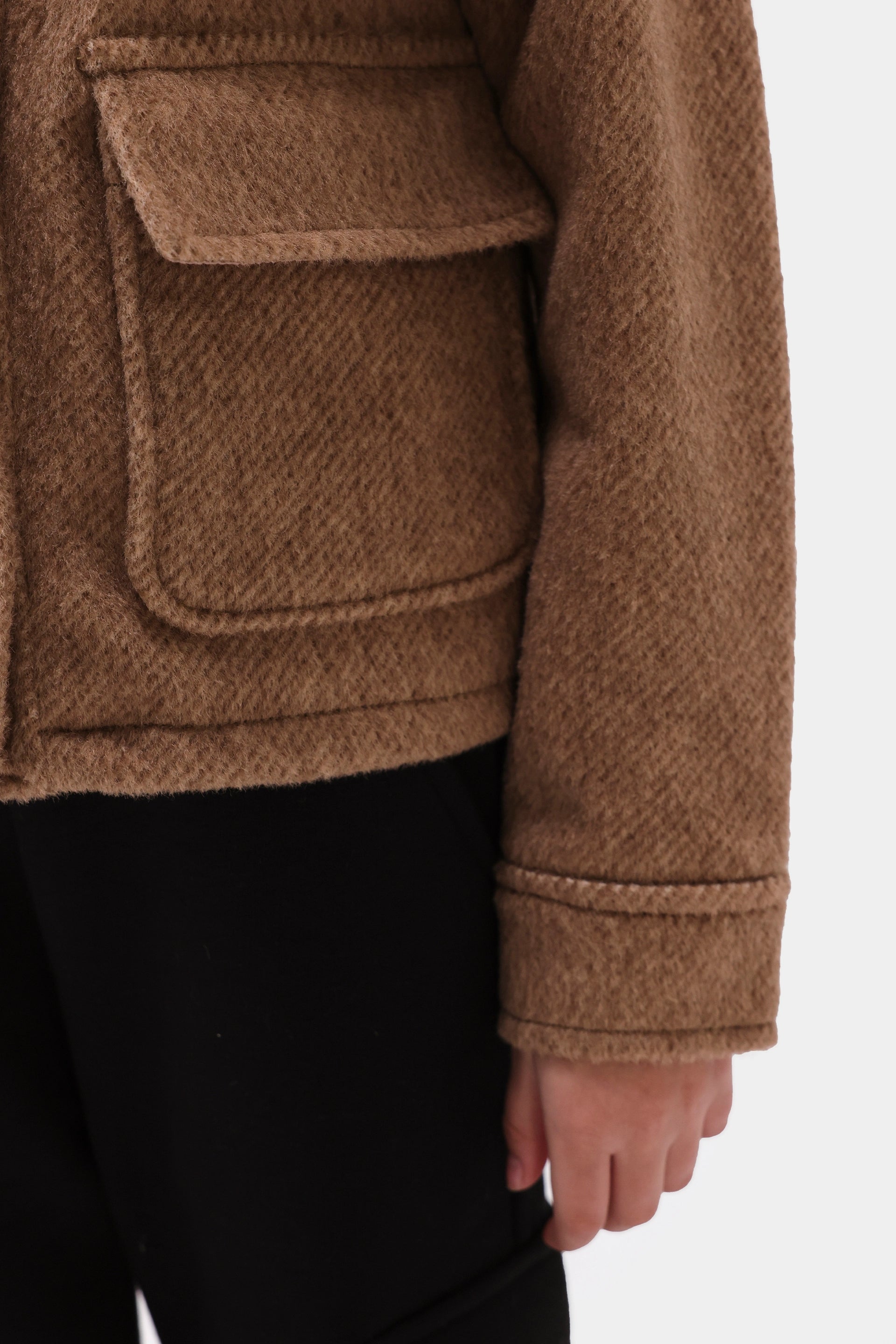 Flap Pocket Tweed Jacket - Cougar Clothing