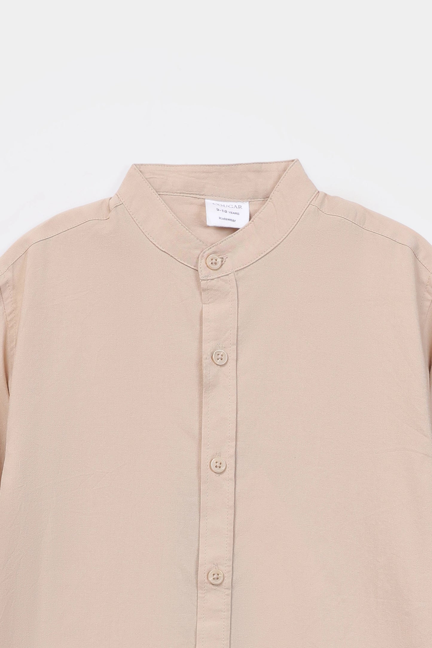 Band Collar Shirt - Cougar Clothing