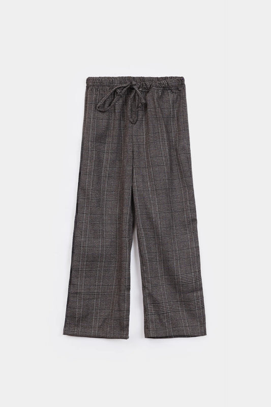 Textured Check Trousers - Cougar Clothing