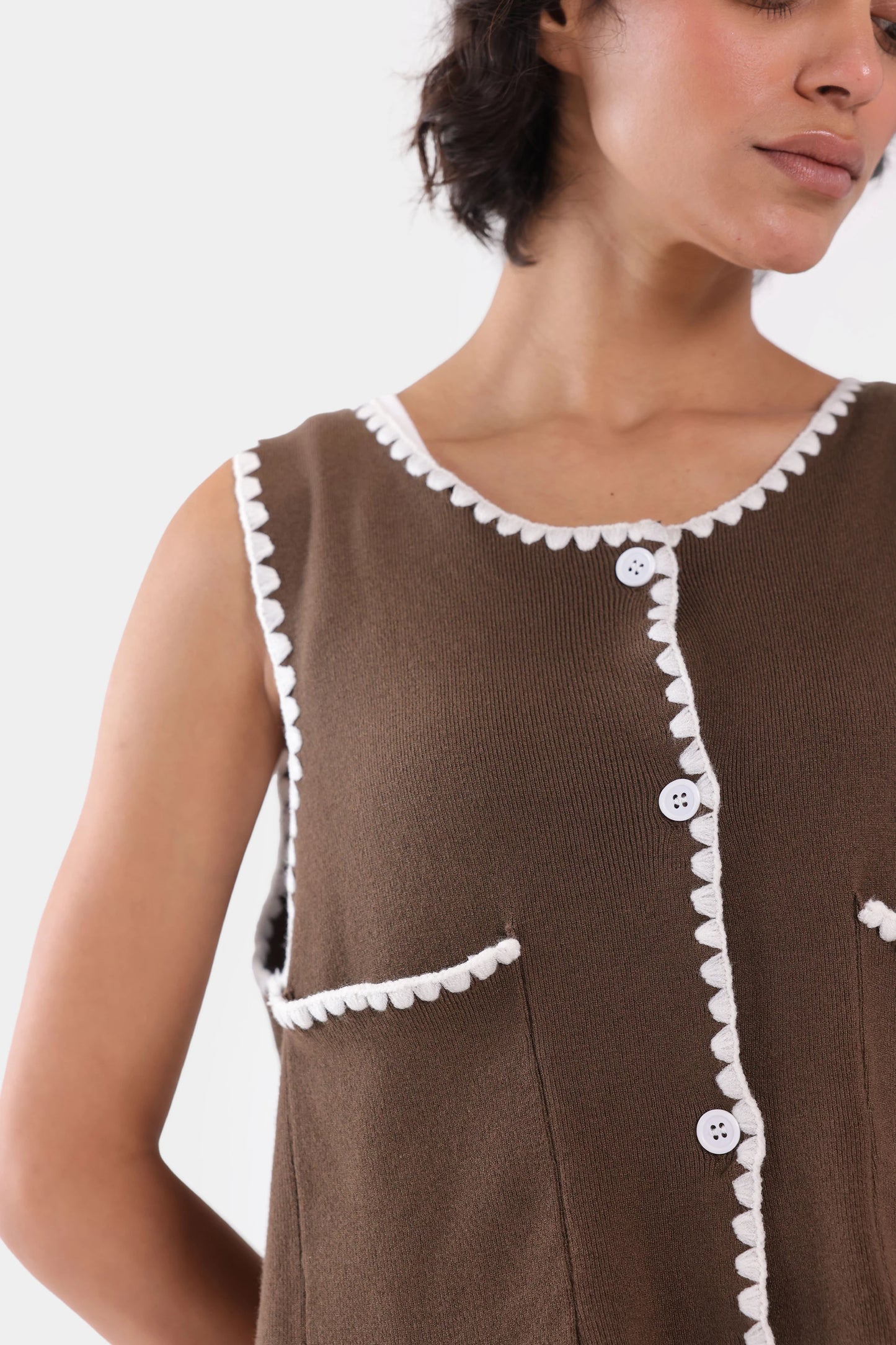 Contrast Trimmed Cardigan - Cougar Clothing