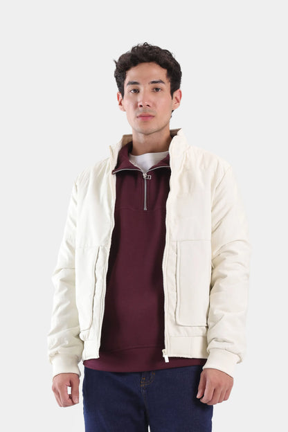 Paneled Bomber Jacket - Cougar Clothing