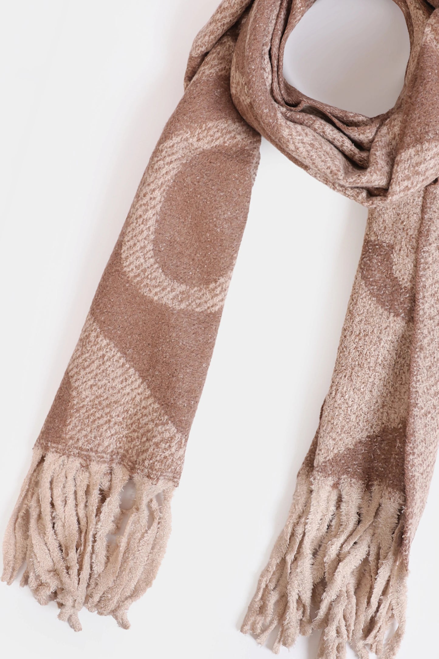 Abstract Pattern Knit Shawl - Cougar Clothing