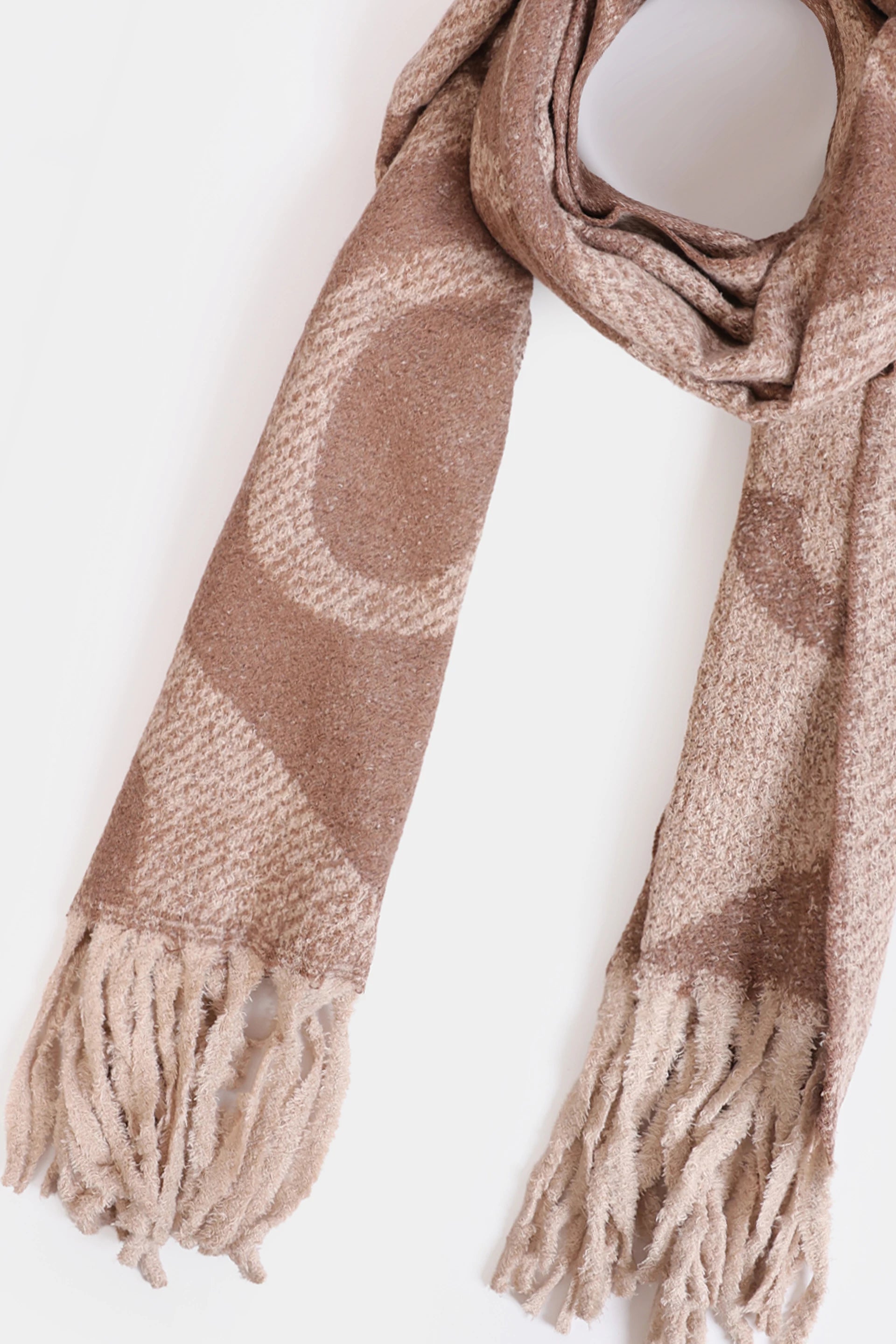 Abstract Pattern Knit Shawl - Cougar Clothing