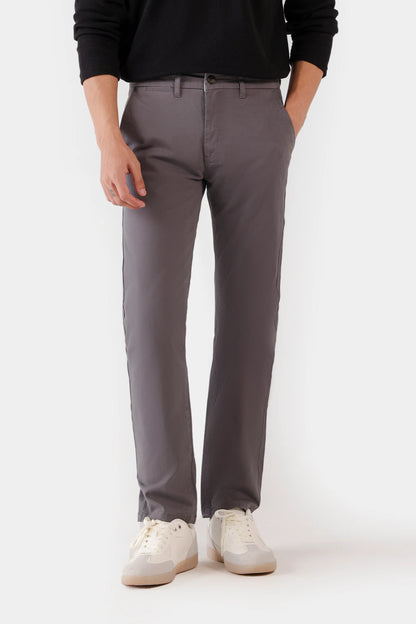 Slim Fit Twill Chino Pants - Cougar Clothing