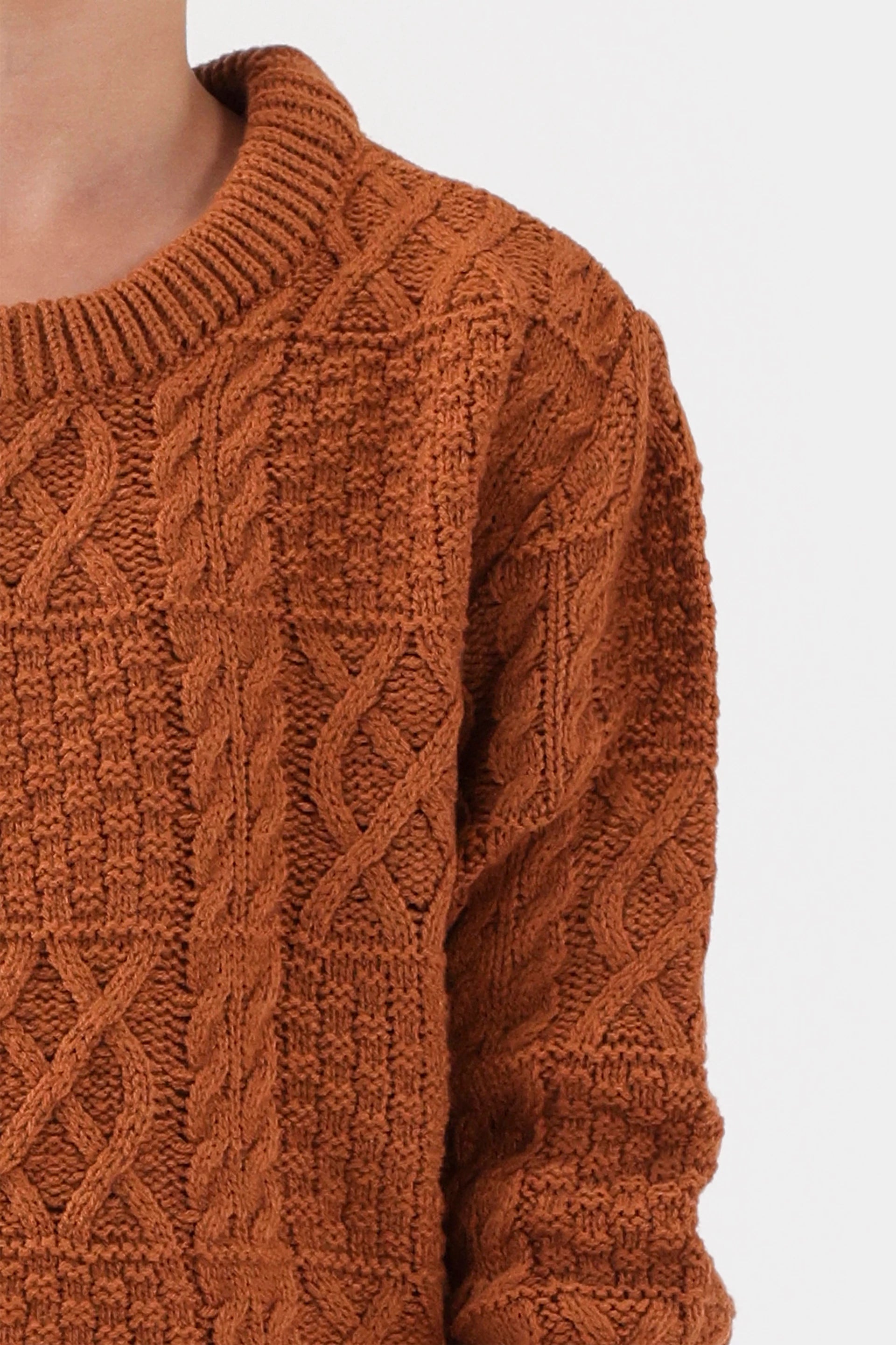 Textured Knit Sweater - Cougar Clothing