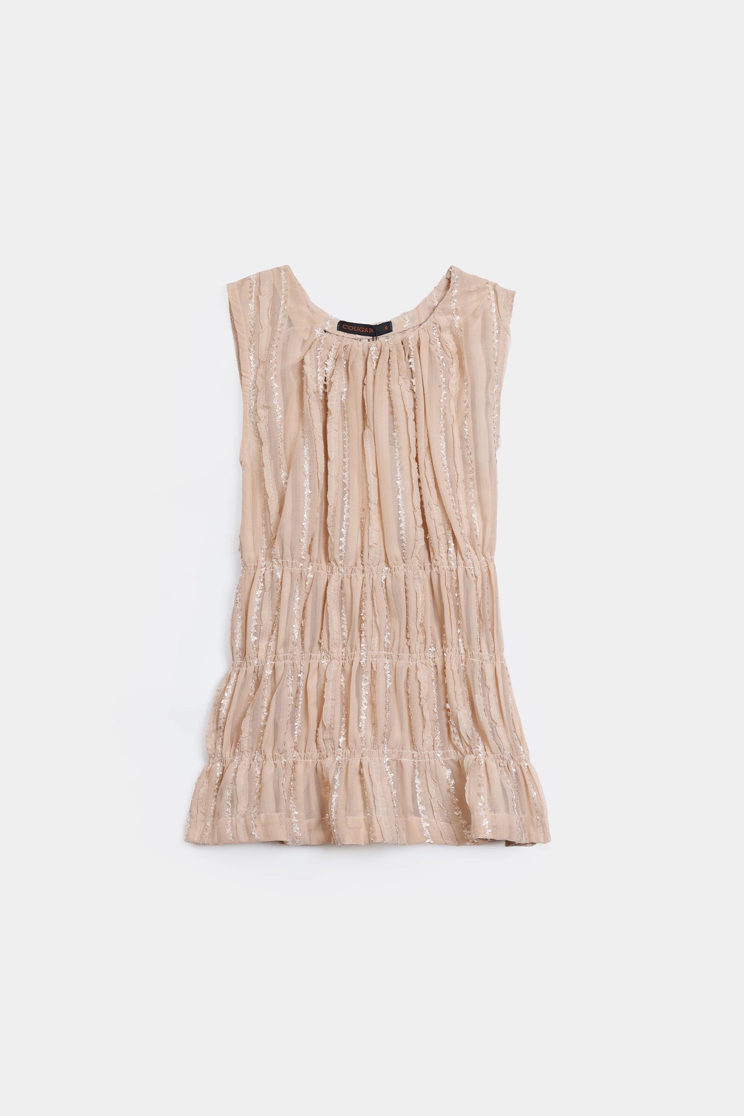 Embellished Tiered Top - Cougar Clothing