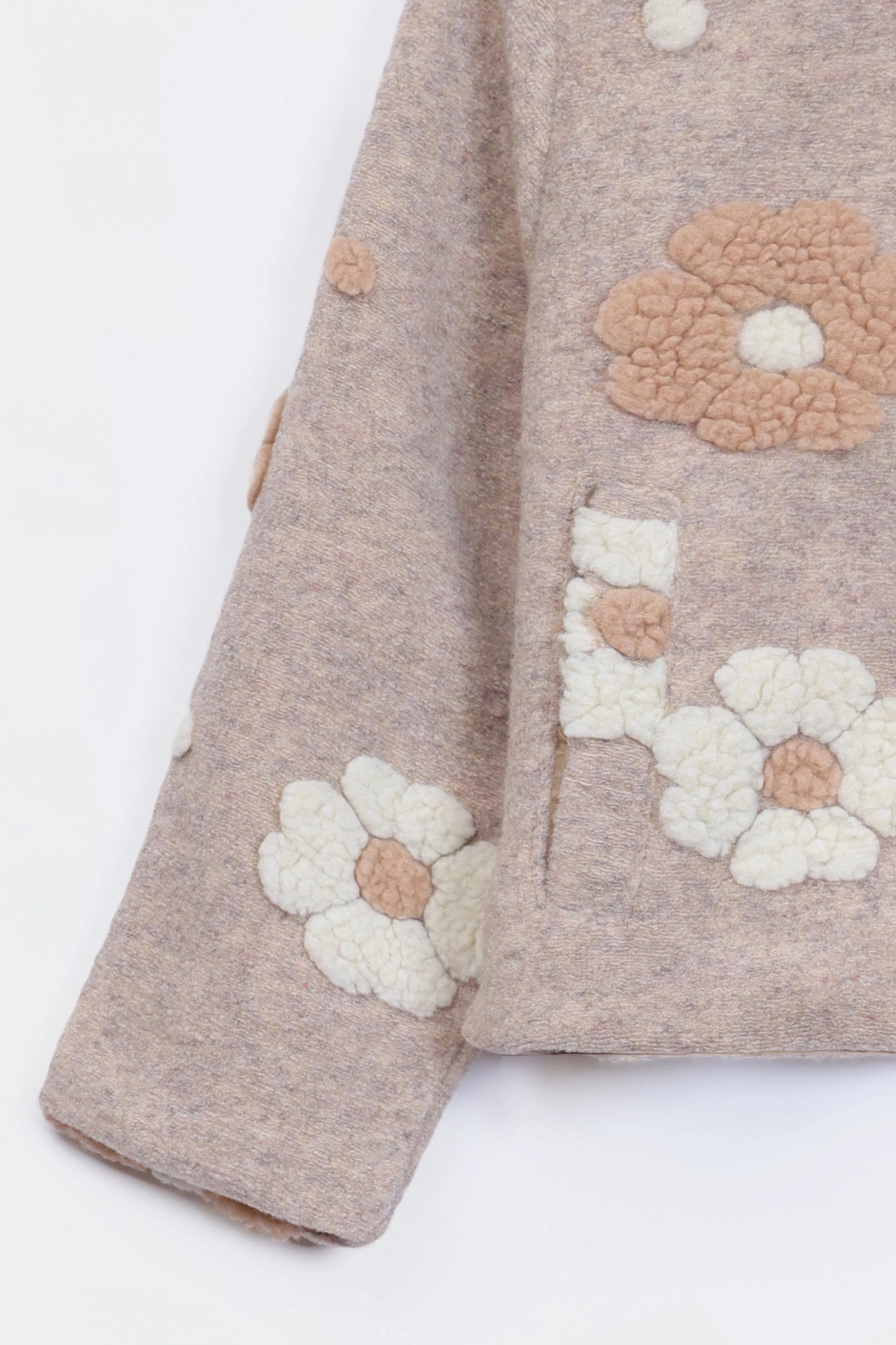 Floral Textured Jacket - Cougar Clothing