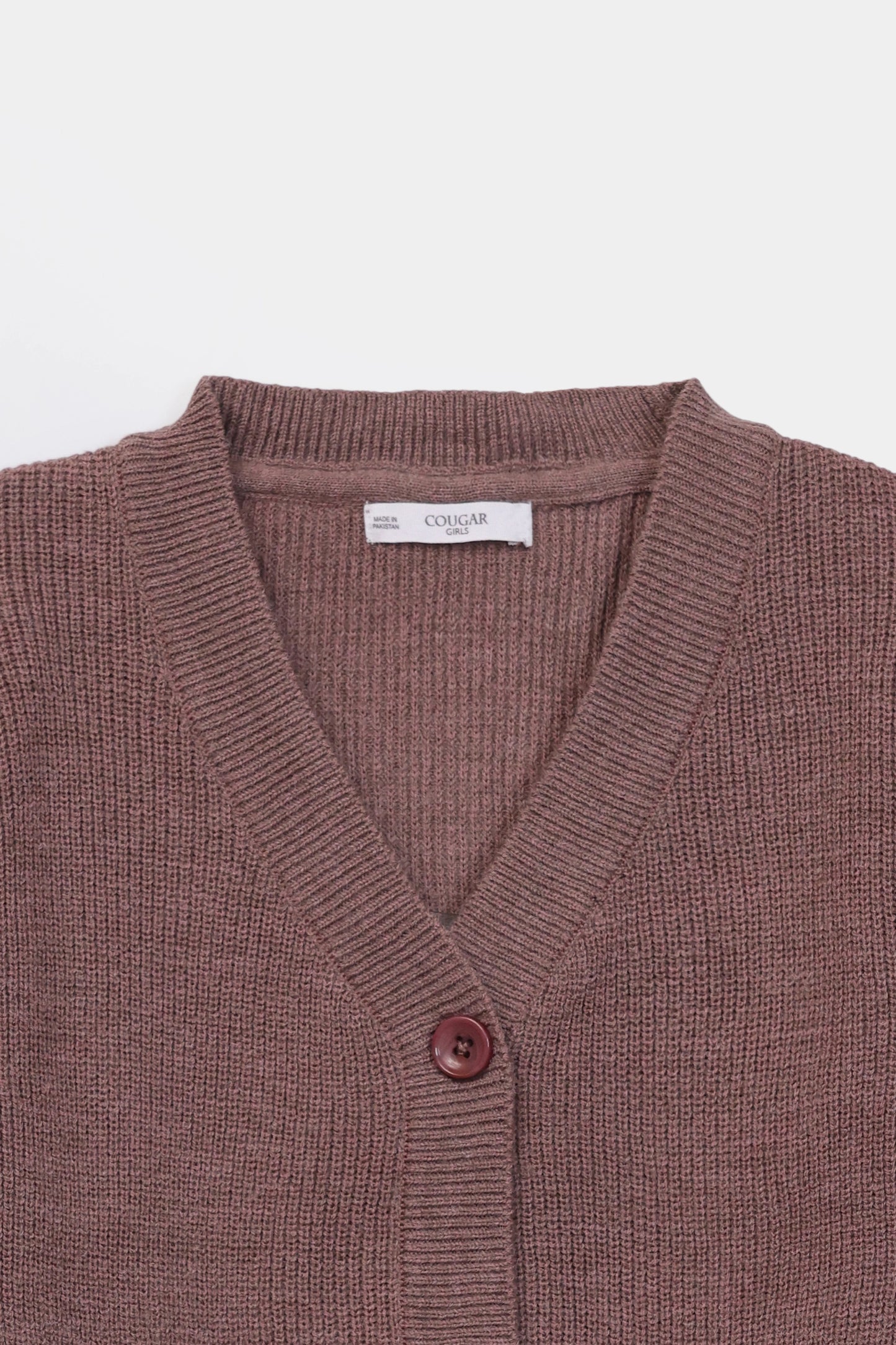 V-Neck Cardigan - Cougar Clothing