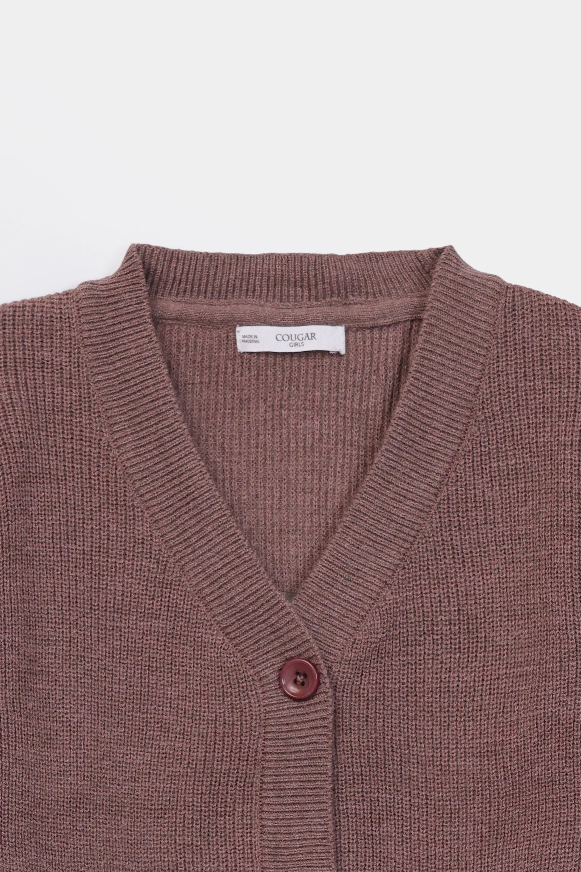 V-Neck Cardigan - Cougar Clothing