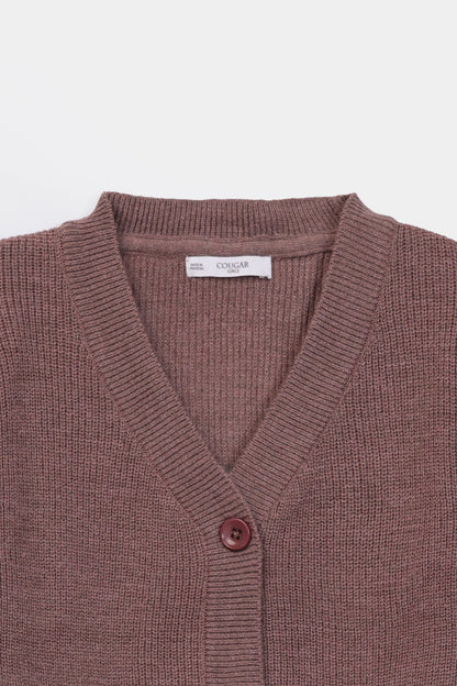 V-Neck Cardigan - Cougar Clothing