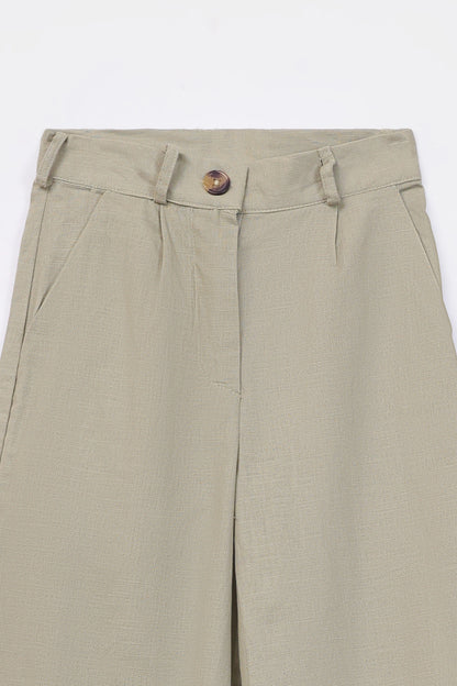 Embroidered Irish Cotton Trousers - Cougar Clothing