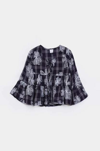 Printed Cotton Top - Cougar Clothing