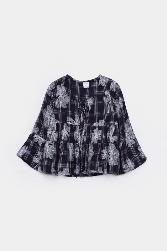 Printed Cotton Top - Cougar Clothing