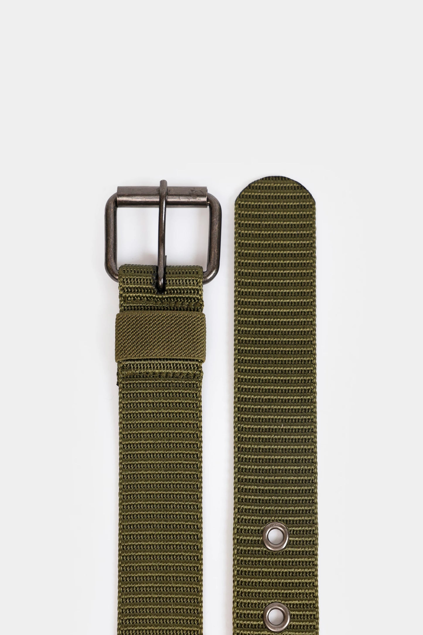 Webbing Belt With Metal Eyelets - Cougar Clothing