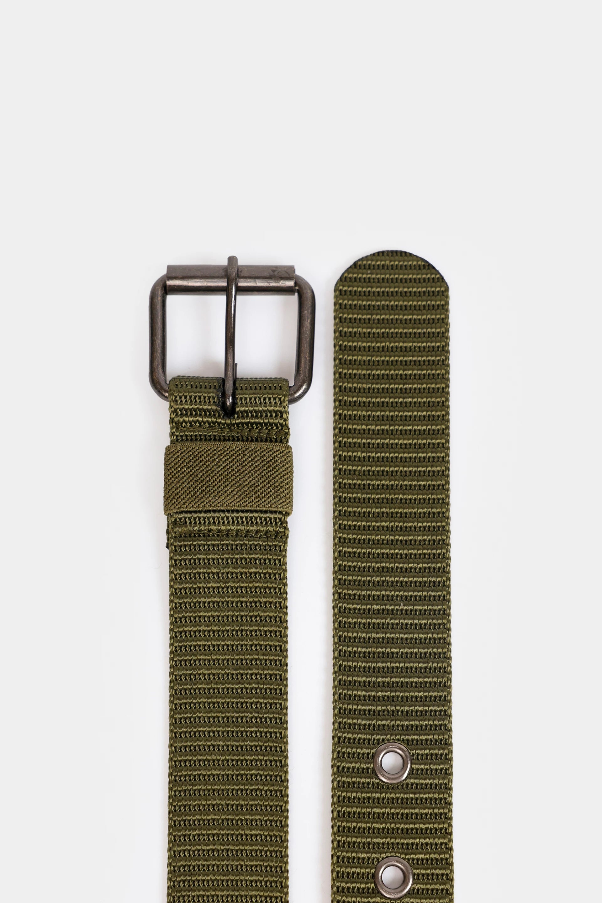 Webbing Belt With Metal Eyelets - Cougar Clothing