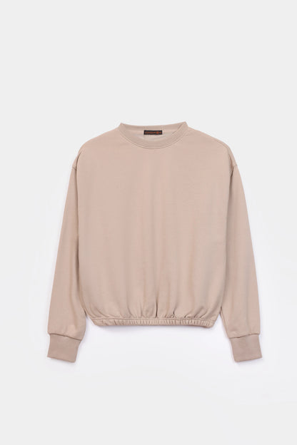 Cinched Waist Sweatshirt - Cougar Clothing