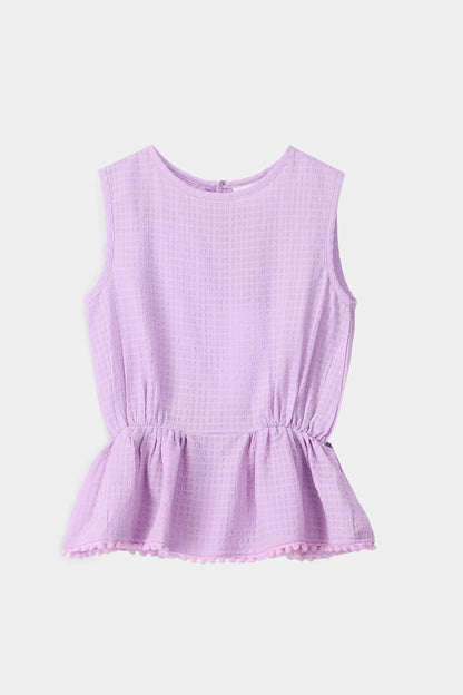 Sleeveless Textured Dress - Cougar Clothing