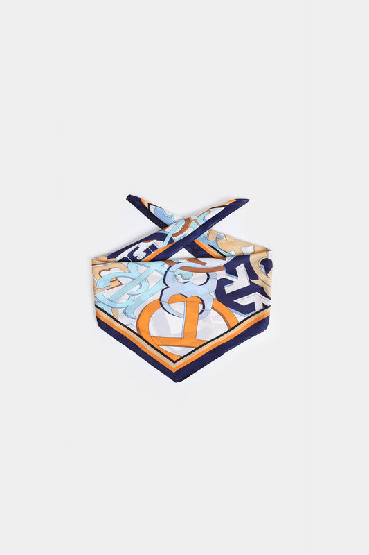 Printed Silk Scarf - Cougar Clothing