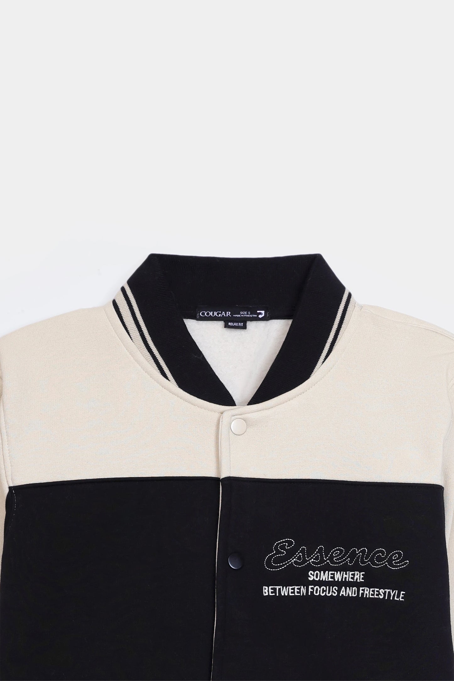 Color Block Embroidered Jacket