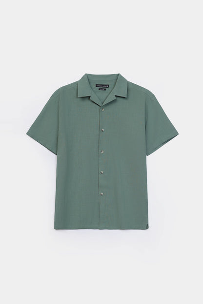 Linen Blend Shirt - Cougar Clothing
