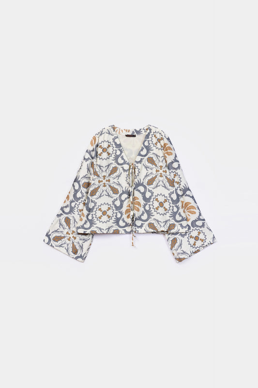 Drawstring Front Top - Cougar Clothing