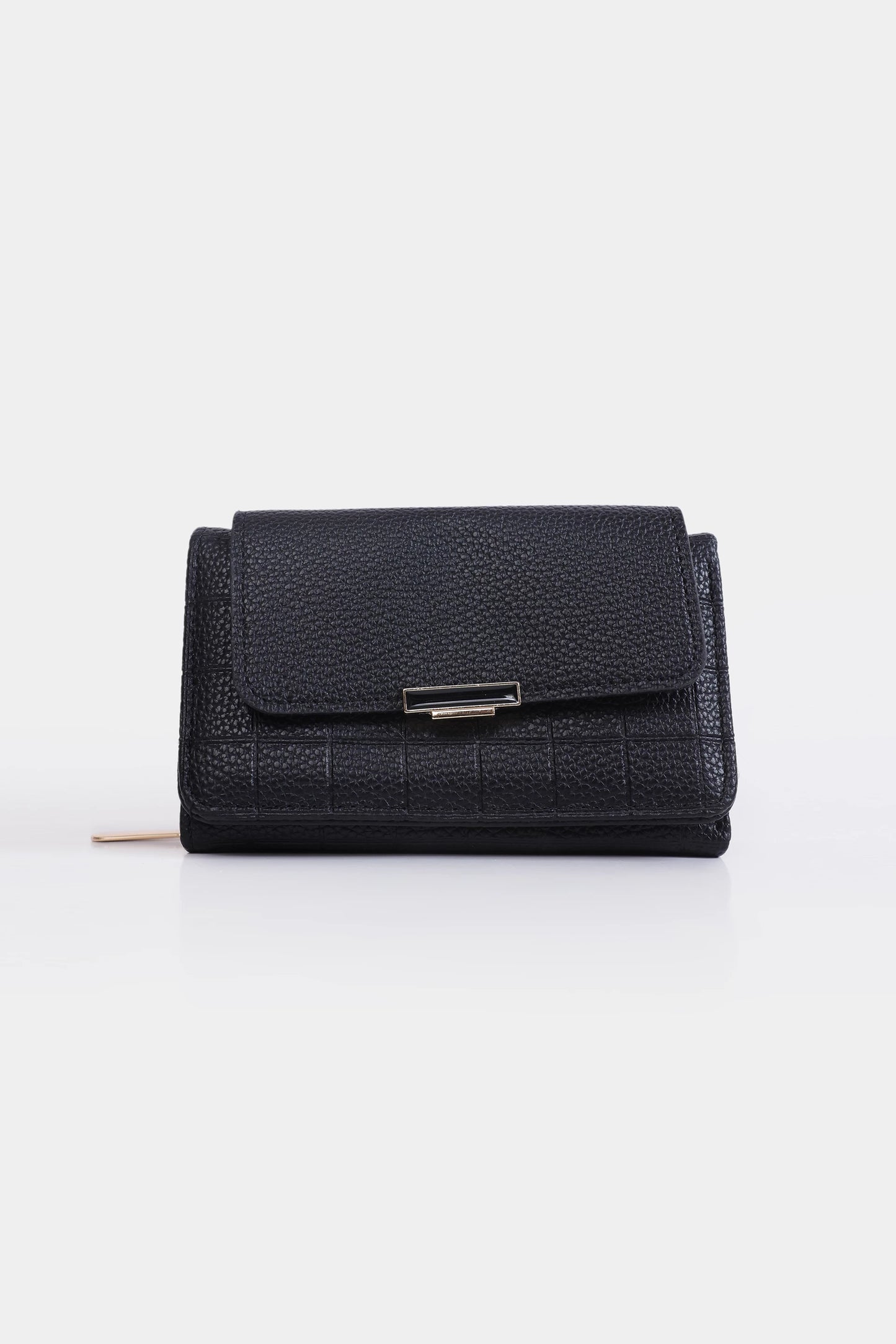 Textured Flap Wallet - Cougar Clothing