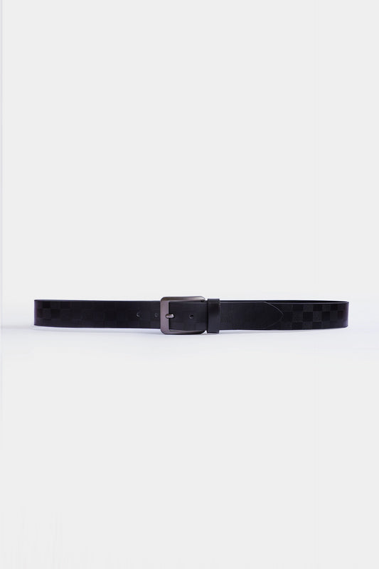 Patterned Leather Belt - Cougar Clothing